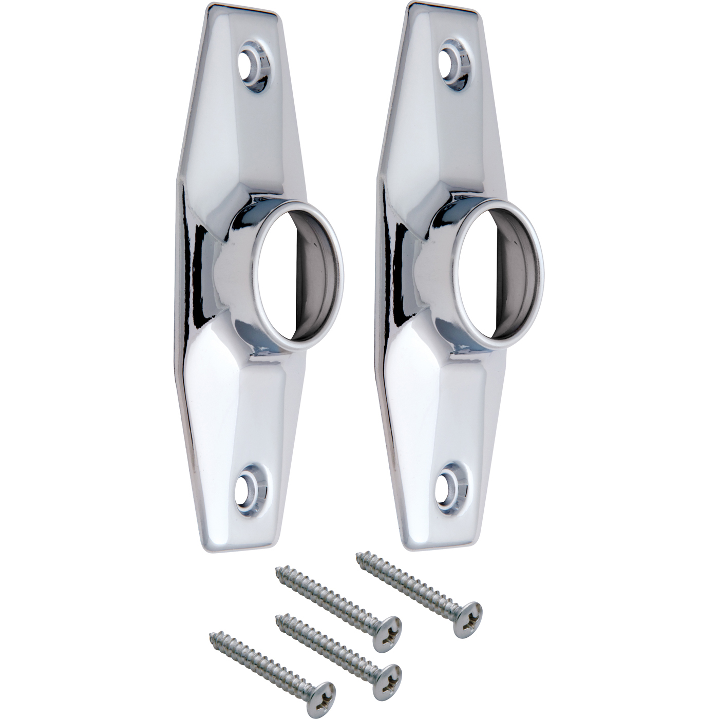 Shower rod flange set Oblong Master Plumber®