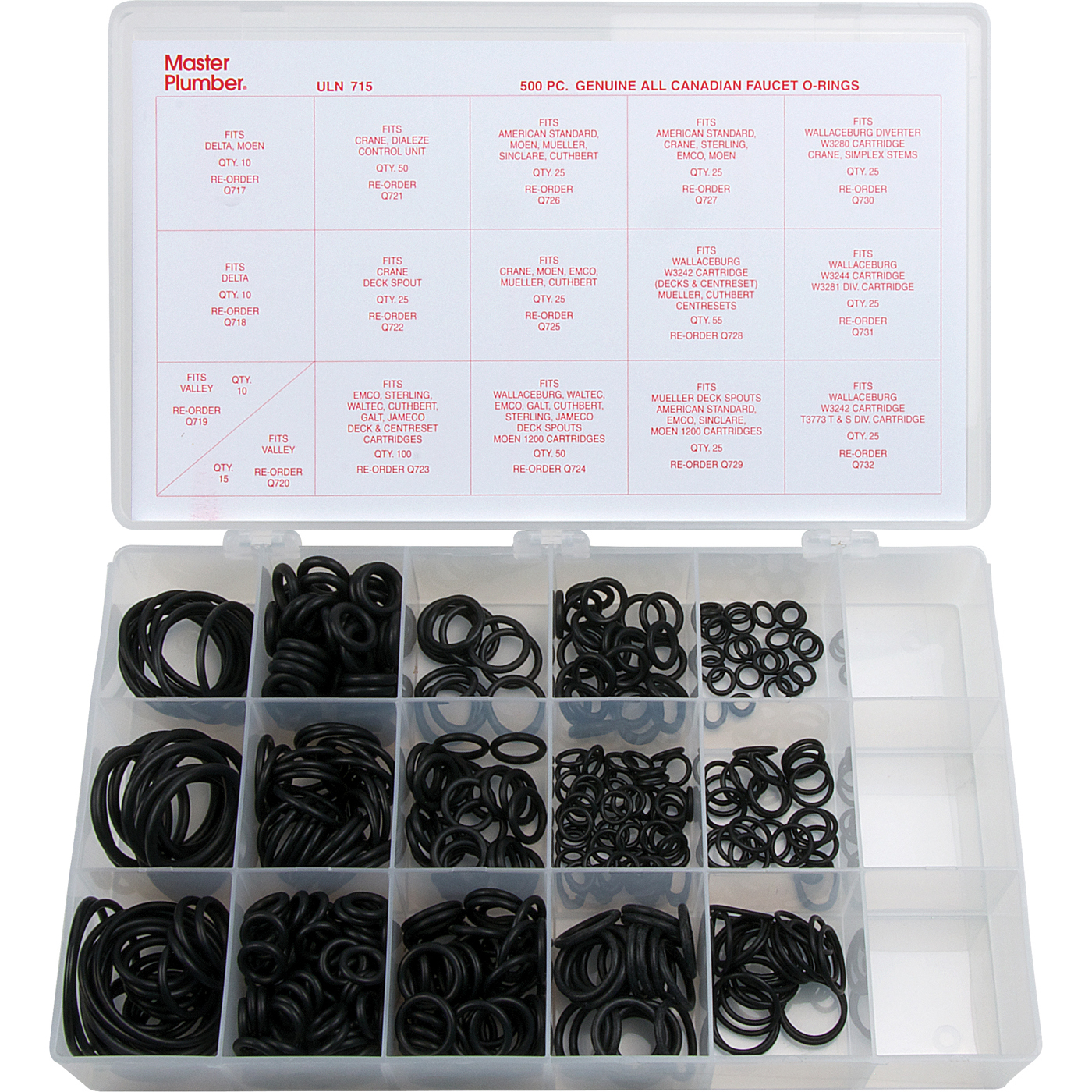 Faucet oring assortment Master Plumber®