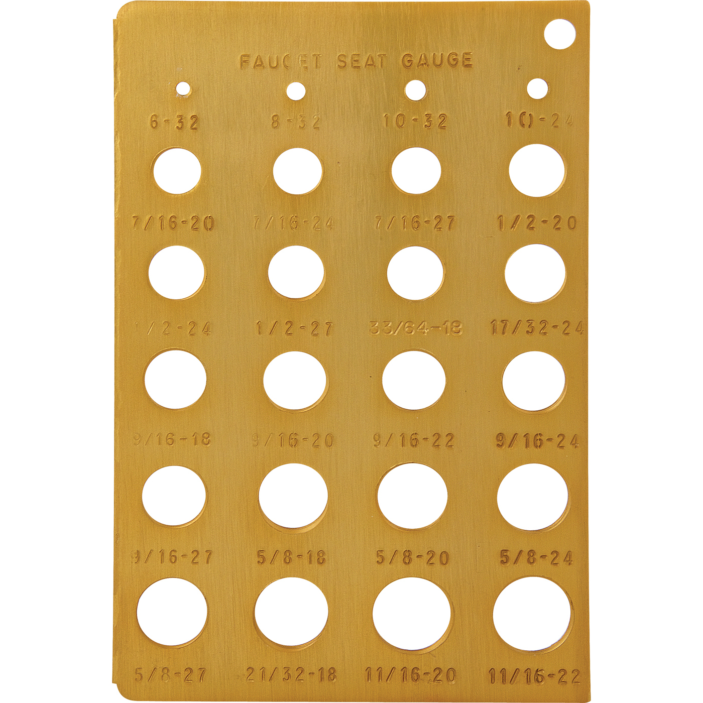 Faucet seat gauge Master Plumber®