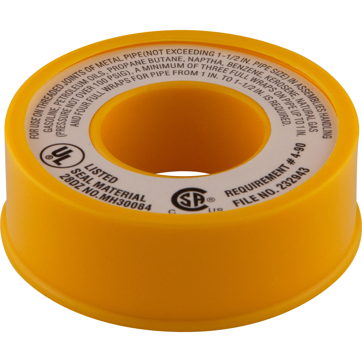 Gas Thread Seal Tape Master Plumber®